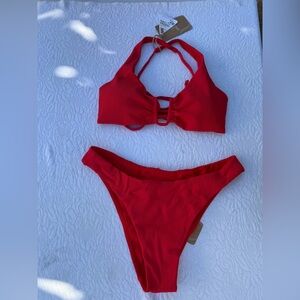 Berlook Red Bikini Set